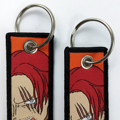 Embroidered One Piece Keychain