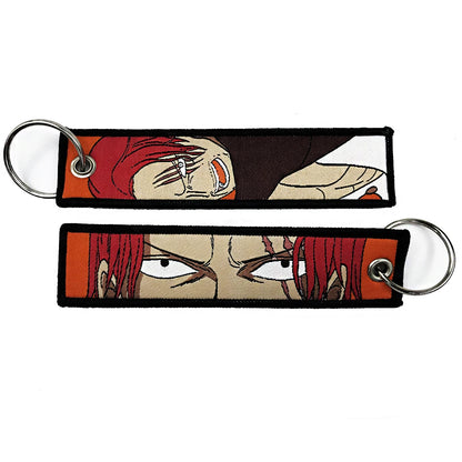 Embroidered One Piece Keychain