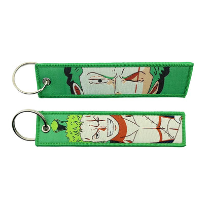 Embroidered One Piece Keychain
