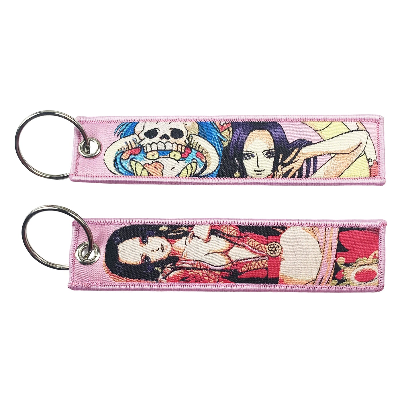 Embroidered One Piece Keychain