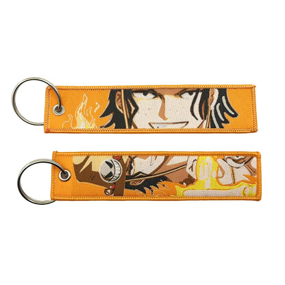 Embroidered One Piece Keychain