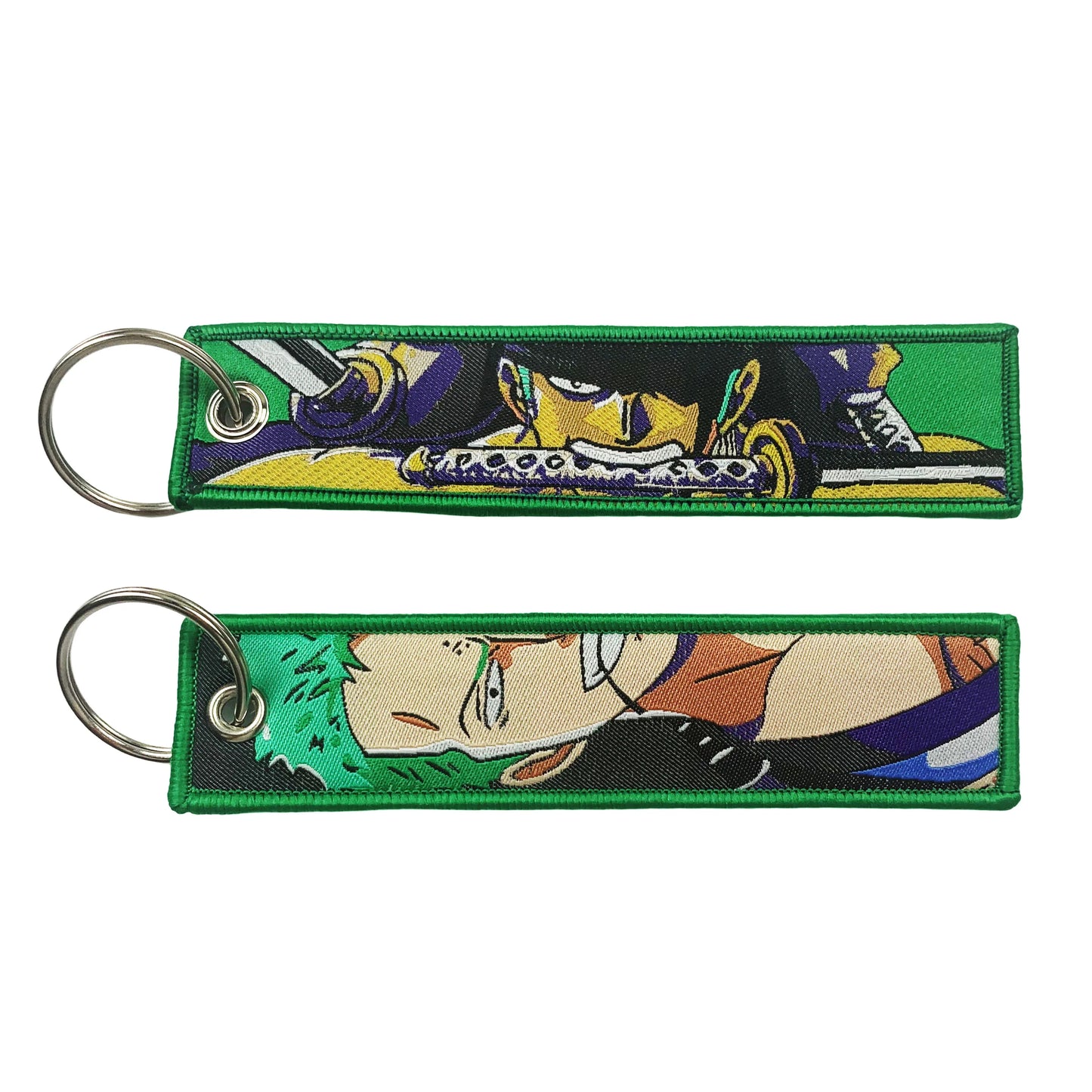 Embroidered One Piece Keychain