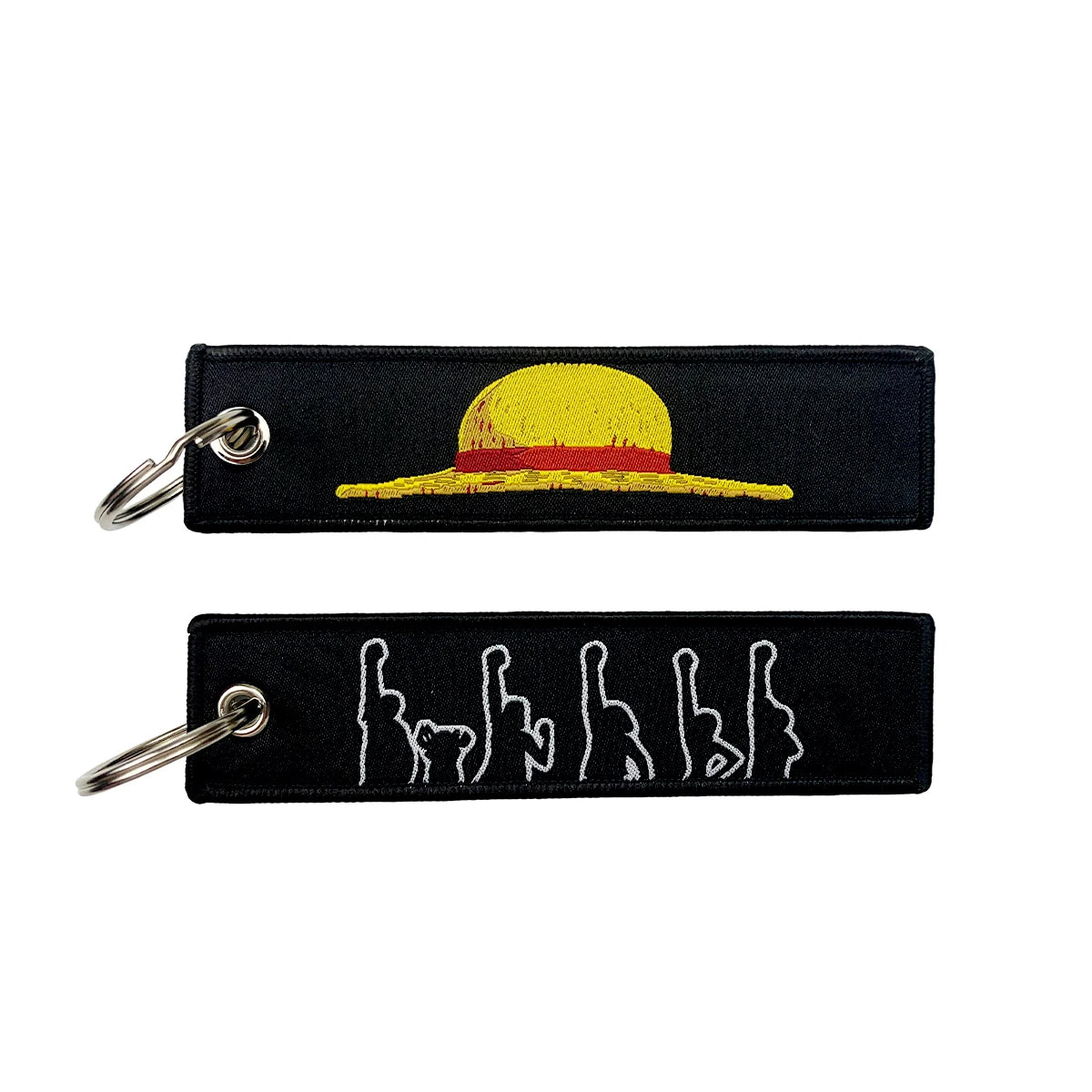 Embroidered One Piece Keychain