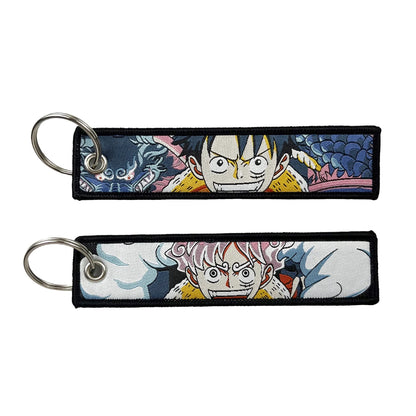 Embroidered One Piece Keychain