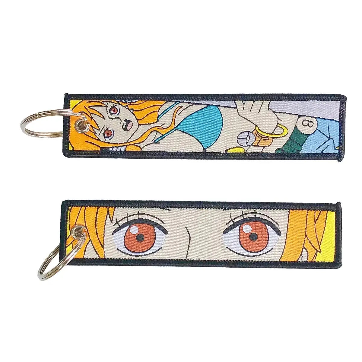 Embroidered One Piece Keychain