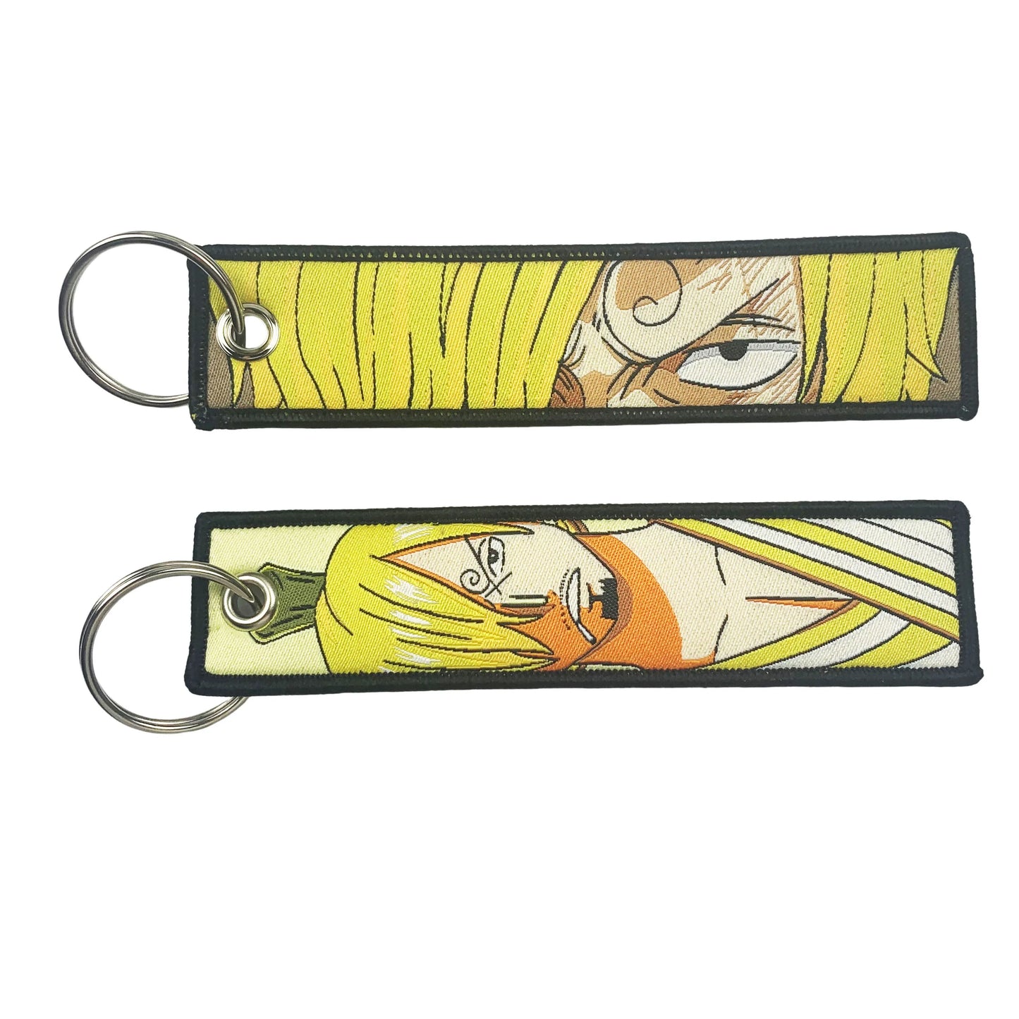 Embroidered One Piece Keychain
