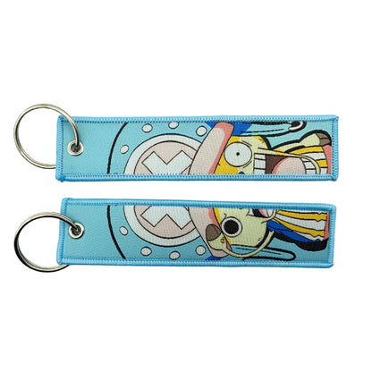 Embroidered One Piece Keychain